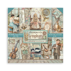 Stamperia Symphony 8x8 Inch...