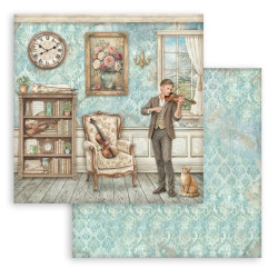 Stamperia Symphony 8x8 Inch Paper Pack by Sara Alcobendas (SBBS144)
