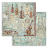 Stamperia Symphony 8x8 Inch Paper Pack by Sara Alcobendas (SBBS144)