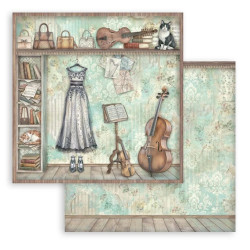Stamperia Symphony 8x8 Inch Paper Pack by Sara Alcobendas (SBBS144)