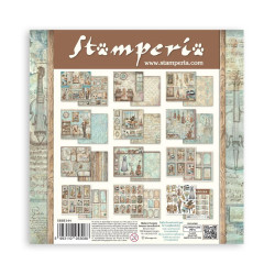 Stamperia Symphony 8x8 Inch Paper Pack by Sara Alcobendas (SBBS144)