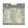 Stamperia Symphony 8x8 Inch Paper Pack Maxi Background Selection by Sara Alcobendas (SBBS145)