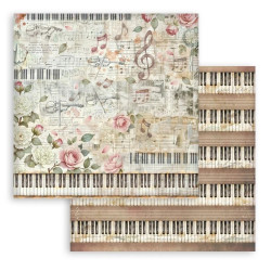 Stamperia Symphony 8x8 Inch Paper Pack Maxi Background Selection by Sara Alcobendas (SBBS145)