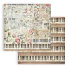Stamperia Symphony 8x8 Inch Paper Pack Maxi Background Selection by Sara Alcobendas (SBBS145)