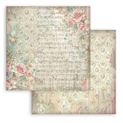 Stamperia Symphony 8x8 Inch Paper Pack Maxi Background Selection by Sara Alcobendas (SBBS145)
