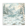 Stamperia White Christmas 8x8 Inch Paper Pack (Single Face) by Cristina Radovan (SBBSXB27)