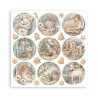 Stamperia White Christmas 8x8 Inch Paper Pack (Single Face) by Cristina Radovan (SBBSXB27)
