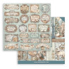 Stamperia White Christmas 8x8 Inch Paper Pack by Cristina Radovan (SBBS146)