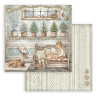 Stamperia White Christmas 8x8 Inch Paper Pack by Cristina Radovan (SBBS146)