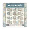 Stamperia White Christmas 8x8 Inch Paper Pack by Cristina Radovan (SBBS146)