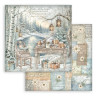 Stamperia White Christmas 12x12 Inch Paper Pack by Cristina Radovan (SBBL190)