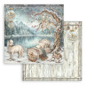 Stamperia White Christmas 12x12 Inch Paper Pack by Cristina Radovan (SBBL190)