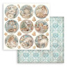 Stamperia White Christmas 12x12 Inch Paper Pack by Cristina Radovan (SBBL190)