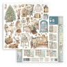 Stamperia White Christmas 12x12 Inch Paper Pack by Cristina Radovan (SBBL190)