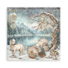 Stamperia White Christmas 12x12 Inch Paper Pack (Single Face) by Cristina Radovan (SBBXLB39)