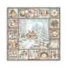Stamperia White Christmas 12x12 Inch Paper Pack (Single Face) by Cristina Radovan (SBBXLB39)