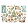 Stamperia White Christmas Ephemera by Cristina Radovan (DFLCT89)