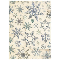 Stamperia Silent Night A6 Rice Paper Backgrounds Selection (8pcs) (DFSAK6058)