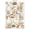 Stamperia Printed Art Junk Journal Focus Points for Art and Craft A5 - White Christmas