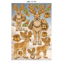 Stamperia Printed Art Junk Journal Focus Points for Art and Craft A5 - Silent Night