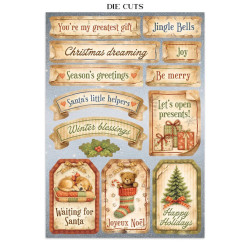 Stamperia Printed Art Junk Journal Focus Points for Art and Craft A5 - Silent Night