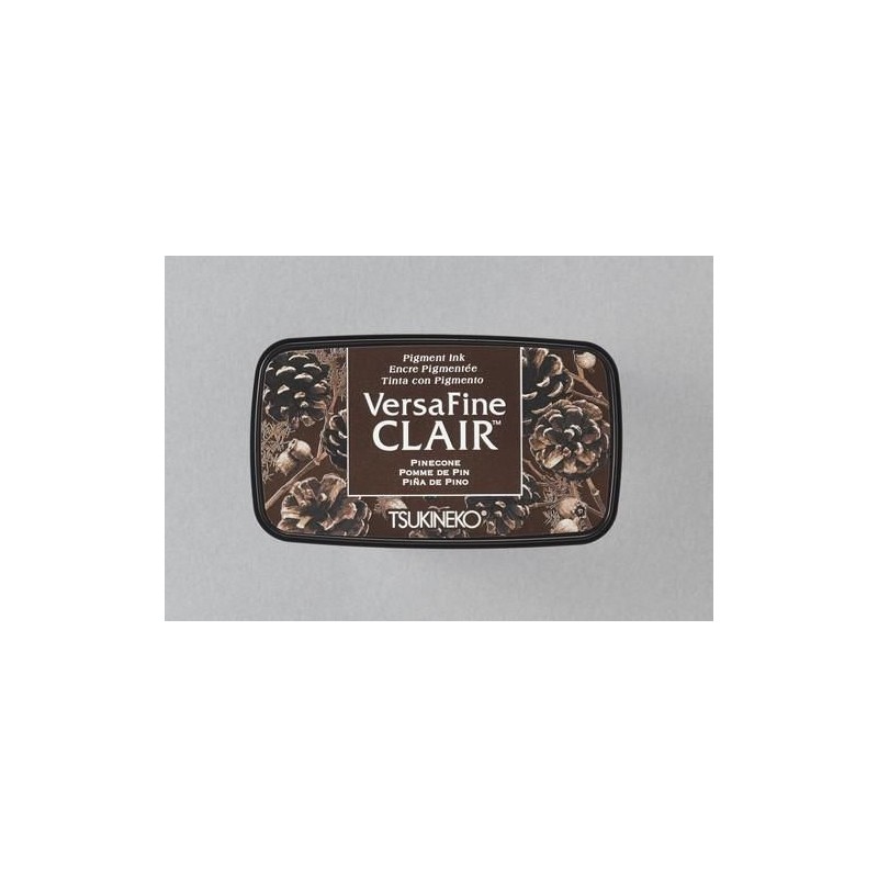 Versafine Clair ink pad Dark Pinecone