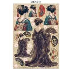 Stamperia Printed Art Junk Journal Focus Points for Art and Craft A5 - Oriental Garden