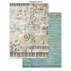 Stamperia Printed Art Junk Journal Focus Points for Art and Craft A5 - Symphony