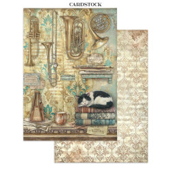 Stamperia Printed Art Junk Journal Focus Points for Art and Craft A5 - Symphony