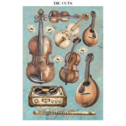 Stamperia Printed Art Junk Journal Focus Points for Art and Craft A5 - Symphony