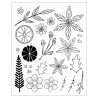 Sizzix • Clear Stamp Set & Framelits Dies Winter Florals by Vicki Boutin 68pcs