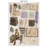 Stamperia Flowers and Poems Junk Journal Stickers, Backgrounds, Cut-Outs (SBJK31)