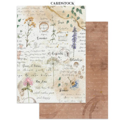 Stamperia Flowers and Poems Junk Journal Stickers, Backgrounds, Cut-Outs (SBJK31)