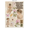 Stamperia Flowers and Poems Junk Journal Stickers, Backgrounds, Cut-Outs (SBJK31)