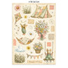 Stamperia Cozy Family Junk Journal Stickers, Backgrounds, Cut-Outs (SBJK32)