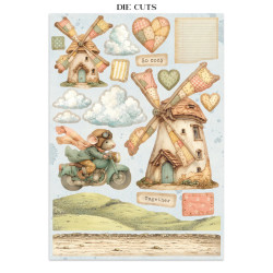 Stamperia Cozy Family Junk Journal Stickers, Backgrounds, Cut-Outs (SBJK32)