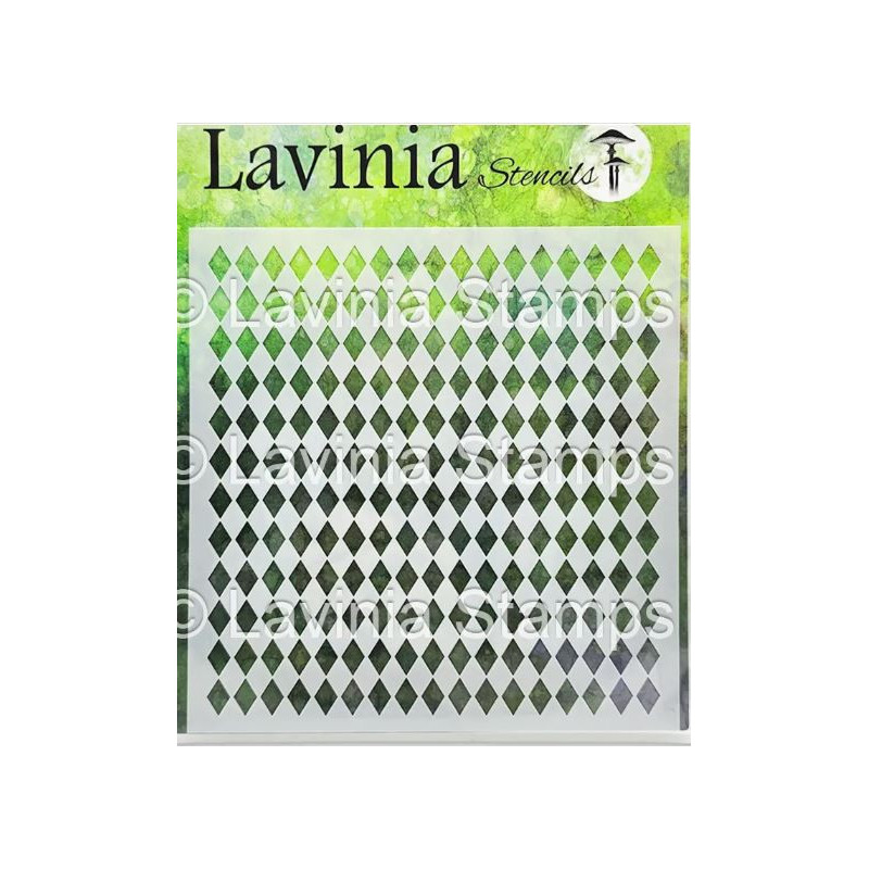 Diamond Chequerboard - Lavinia Stencils