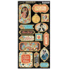 Graphic 45 MIXAT PAKET  Well Groomed  Paper Pad, journaling cards, die cut, 4502267-4