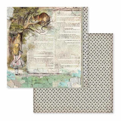 Stamperia Block 10 sheets 30.5x30.5 (12x12) Double Face "Alice"