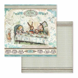 Stamperia Block 10 sheets 30.5x30.5 (12x12) Double Face "Alice"