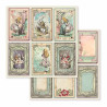Stamperia Block 10 sheets 30.5x30.5 (12x12) Double Face "Alice"