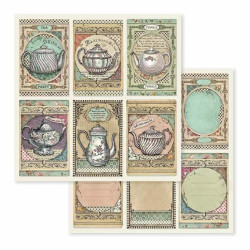 Stamperia Block 10 sheets 30.5x30.5 (12x12) Double Face "Alice"
