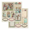 Stamperia Block 10 sheets 30.5x30.5 (12x12) Double Face "Alice"