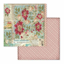 Stamperia Block 10 sheets 30.5x30.5 (12x12) Double Face "Alice"