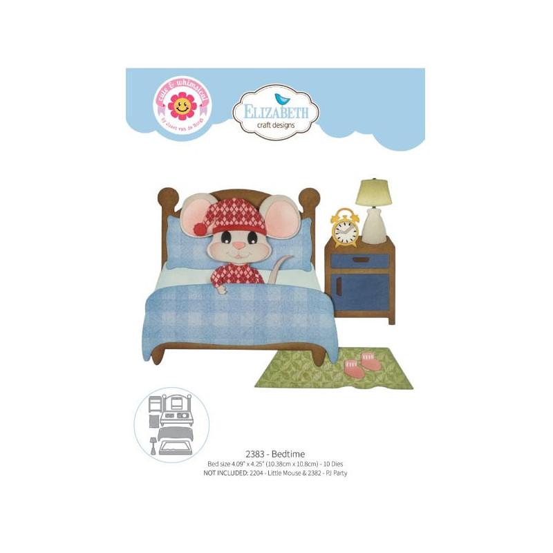 Elisabeth craft design Snuggle Season Die Bedtime by Cute & Whimsical (2383)