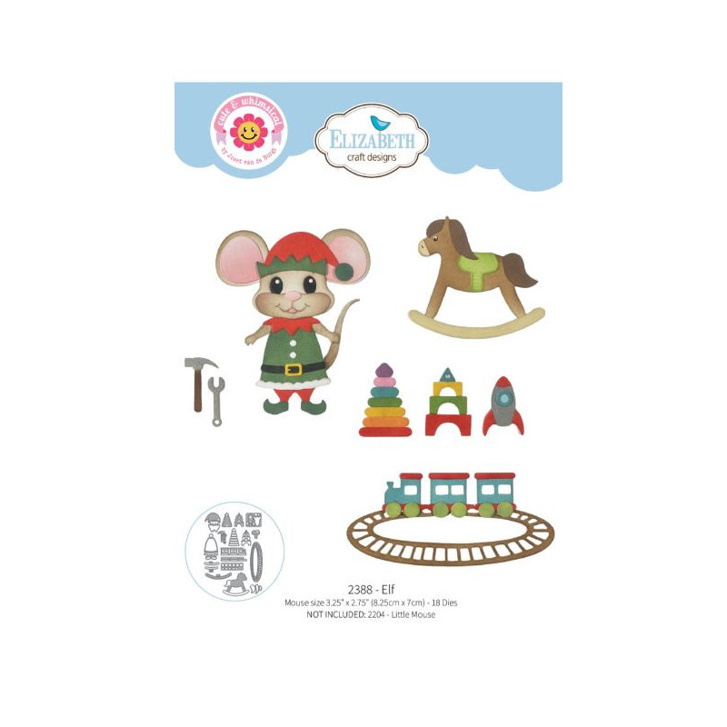 Elisabeth craft design  Snuggle Season Die Elf by Cute & Whimsical (2388)