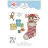 Elisabeth craft design Snuggle Season Die Stocking by Cute & Whimsical (2389)