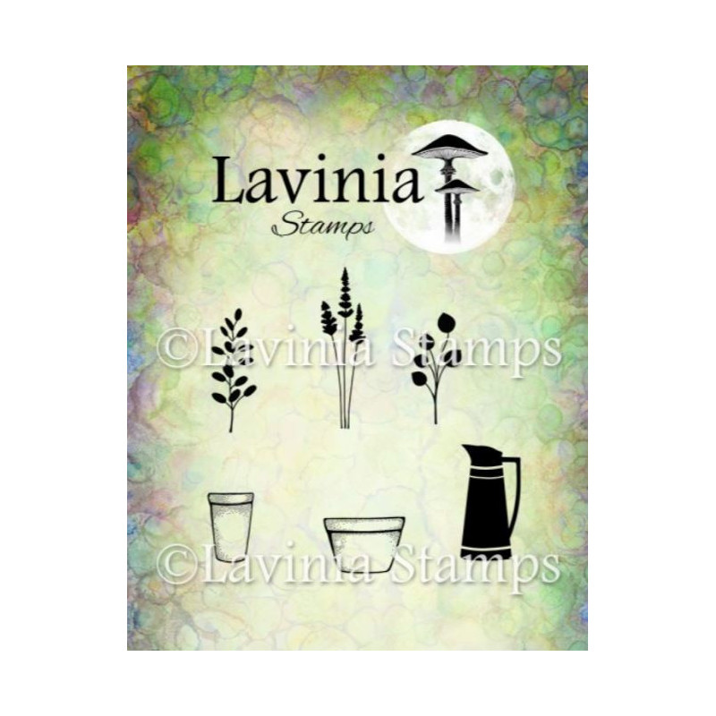 Lavinia Stamps Flower Pots Stamp