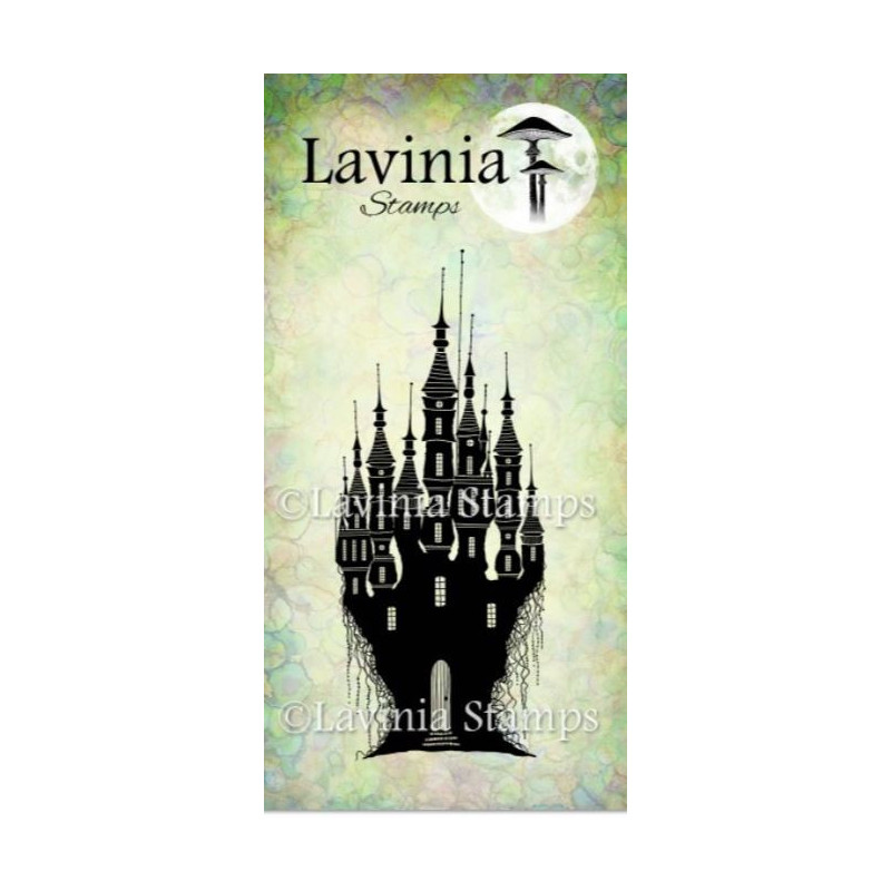 Lavinia Stamps Dragon Stone Castle Stamp