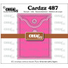 Crealies Cardzz Dies ATC Envelope Vertical Panel C (CLCZ487)